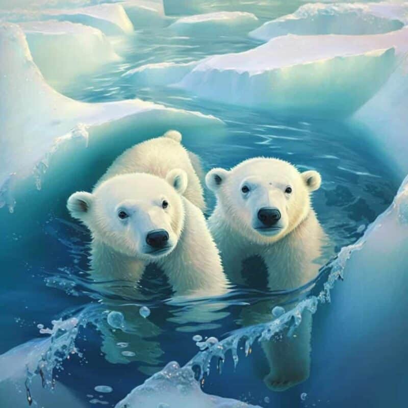 Priče za djecu - Polarni medvjedi Miki i Riki